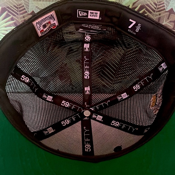 🟠🔵New era fitted New York Mets mesh hat size 7 5/8 - Picture 6 of 6